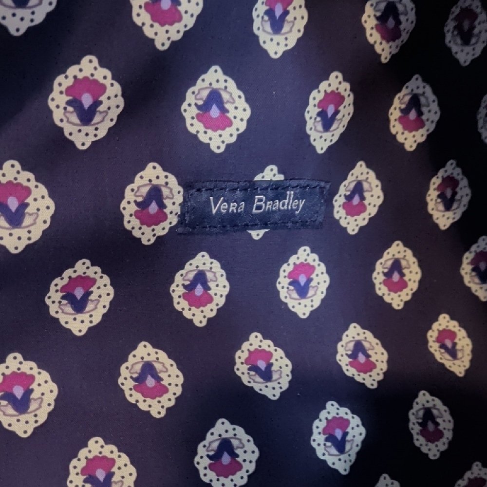 Vera Bradley Purple Floral Sling Bag - Picture 4 of 4